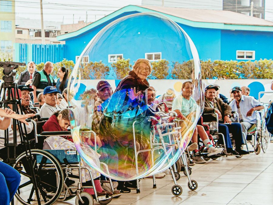 Residents enjoying activities